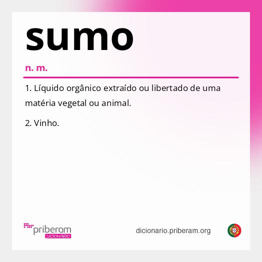 Significado de sumo